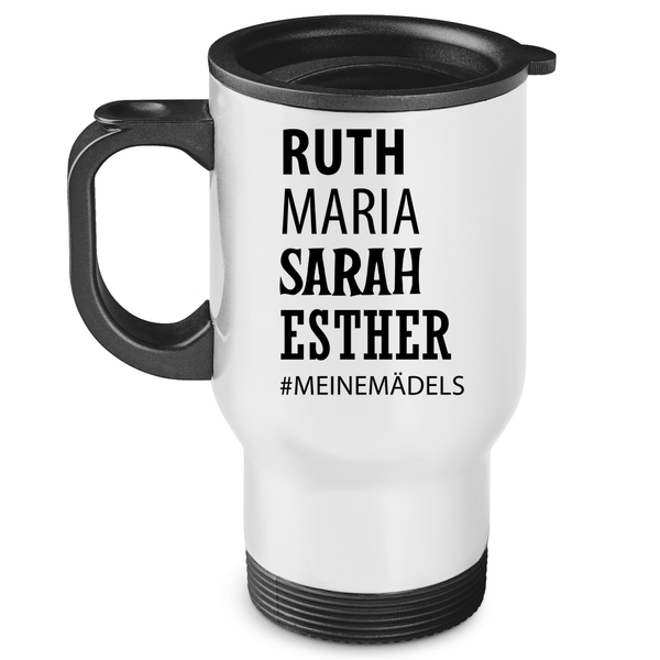 Edelstahl-Thermobecher ruth maria sarah esther