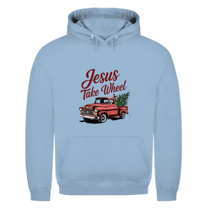 Herren Hoodie jesus take wheel