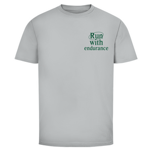 Herren T-Shirt run with endurance hebrews 12:1