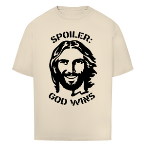 Oversize T-Shirt spoiler god wins