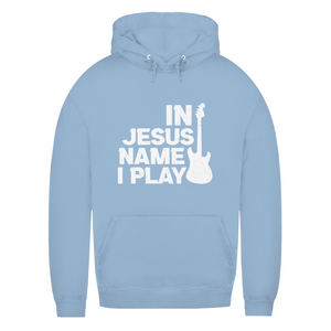 Damen Hoodie in jesus name i play guitarist