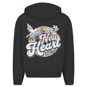 Oversize Zipper Hoodie new heart ezekiel 11:19