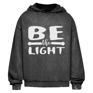 Oversize Washed Hoodie be the light