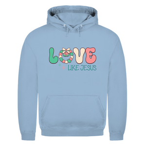 Herren Hoodie love like jesus
