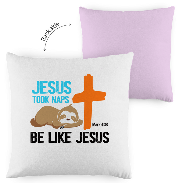 Kopfkissen zweifarbig jesus took naps mark 4:38