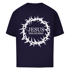 Oversize T-Shirt jesus könig der könige dornenkrone