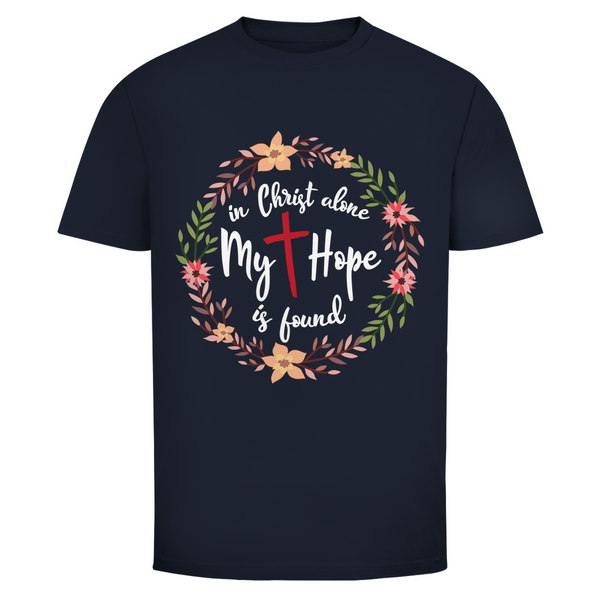 Herren T-Shirt in christ alone my hope is found