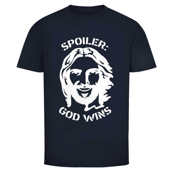 Herren T-Shirt spoiler god wins