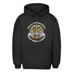 Unisex Oversize Hoodie mine superheroes wore cross