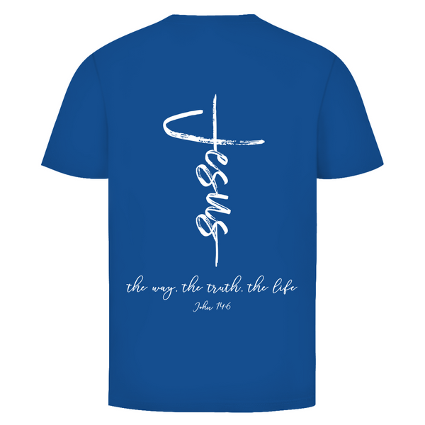 Herren T-Shirt the way the truth the life john 14:6