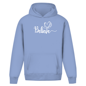 Oversize Hoodie Ohne Kordel believe
