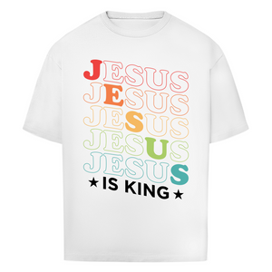 Oversize T-Shirt jesus is king retro