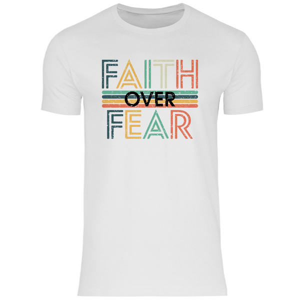 Herren T-Shirt faith over fear