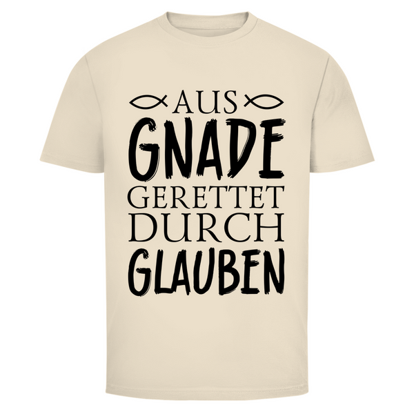 Herren T-Shirt aus gnade gerettet