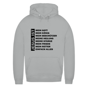 Damen Hoodie jesus ist mein gott