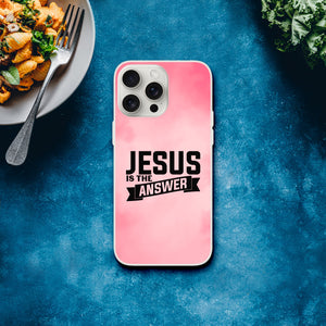 jesus is the answer iPhone-Hülle