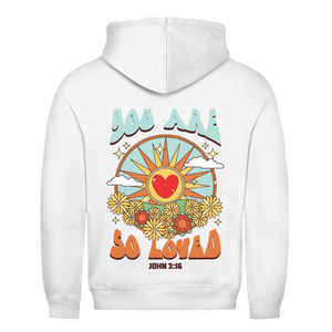 Herren Hoodie you are so loved john 3:16