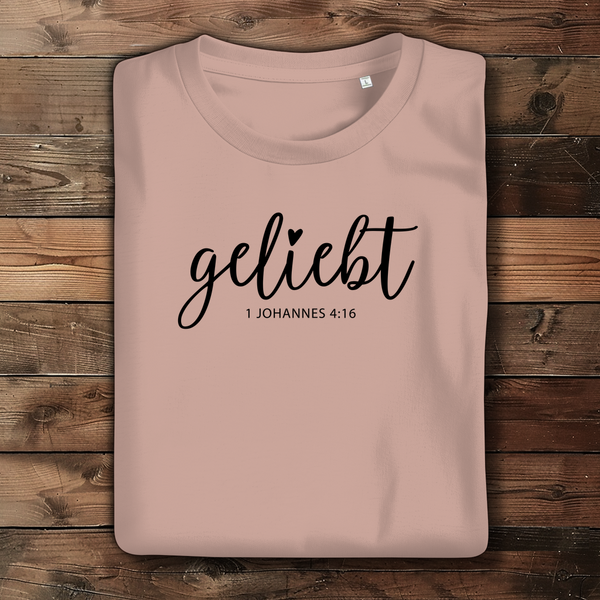 Damen Bio T-Shirt geliebt