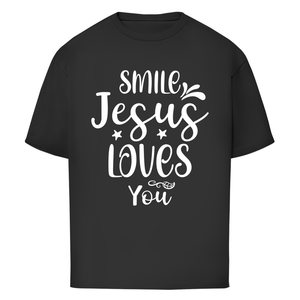 Oversize T-Shirt smile jesus loves you