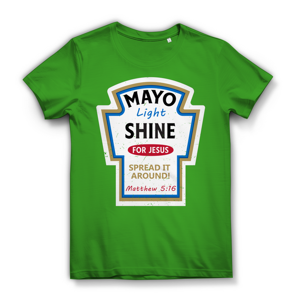 Damen Bio T-Shirt mayo light shine matthew 5:16