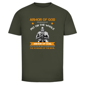 Herren T-Shirt armor of god ephesians 6:11