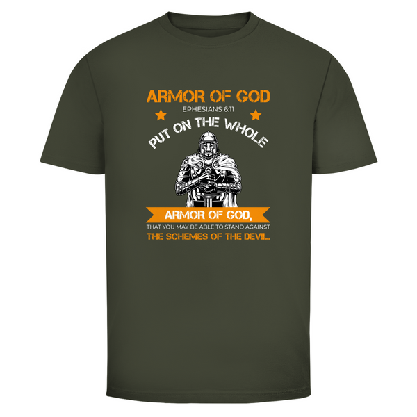 Herren T-Shirt armor of god ephesians 6:11