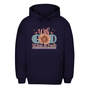 Unisex Oversize Hoodie with god all things are possible