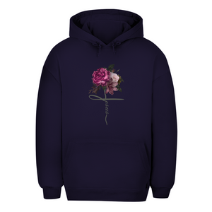 Unisex Oversize Hoodie jesus blumen