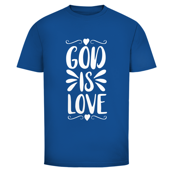 Herren T-Shirt god is love