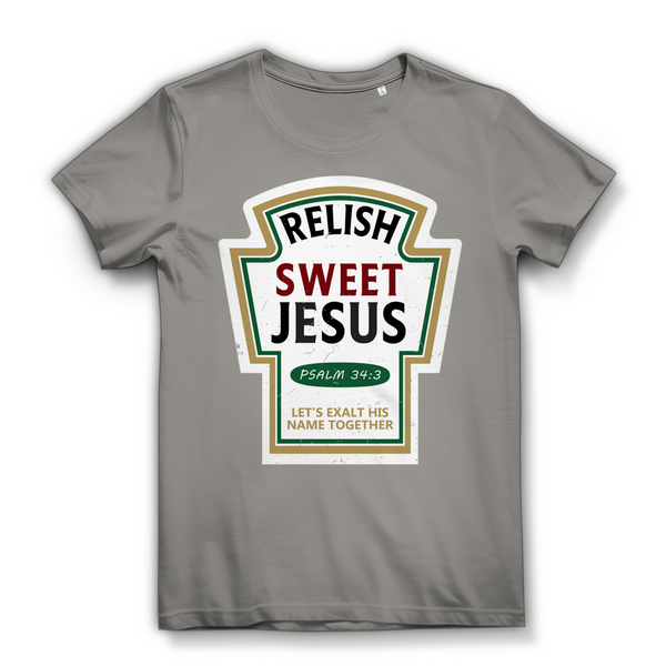 Damen Bio T-Shirt relish sweet jesus psalm 34:3