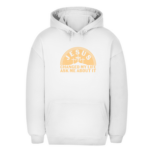 Unisex Oversize Hoodie jesus chaged my life