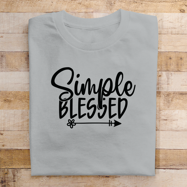 Herren T-Shirt simple blessed