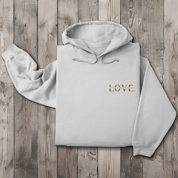 Herren Hoodie let all that you do be done in love