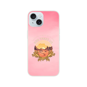 god takes us through the desert iPhone-Hülle