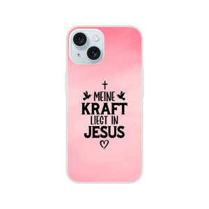 meine kraft liegt in jesus iPhone-Hülle