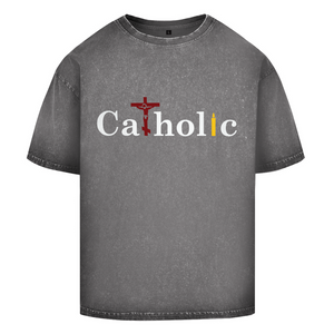 Oversize Washed T-Shirt catholic