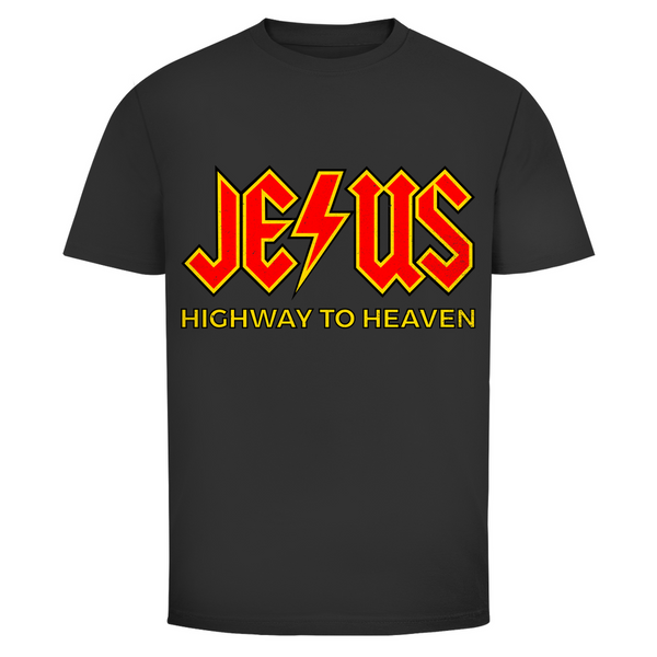 Herren T-Shirt jesus highway to heaven