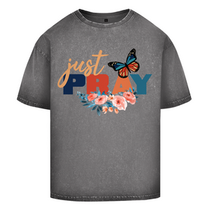 Oversize Washed T-Shirt just pray
