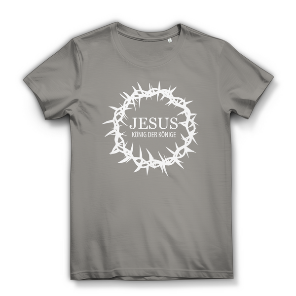 Damen Bio T-Shirt jesus könig der könige dornenkrone