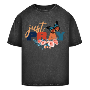 Oversize Washed T-Shirt just pray