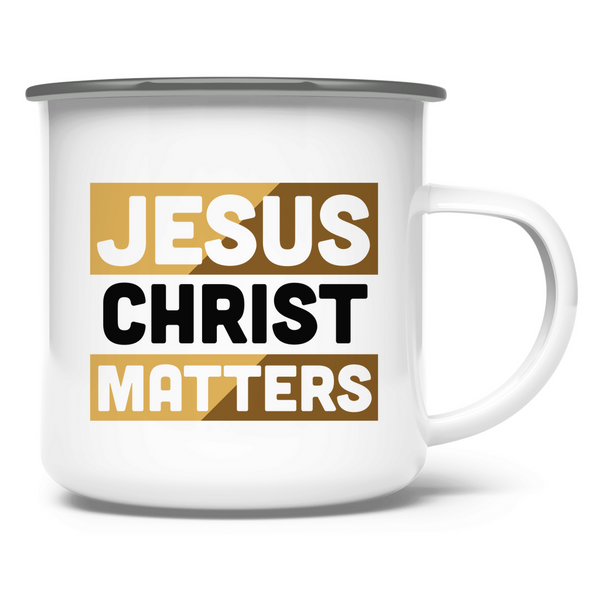 Emaille Tasse jesus christ matters