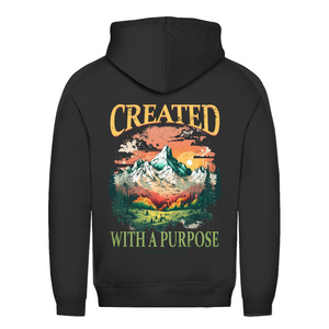 Damen Hoodie created with a purpose ephesians 2:10