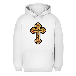 Unisex Oversize Hoodie Griechisch Orthodoxe Jesus Kreuz