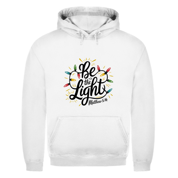 Herren Hoodie be the light matthew 5:14