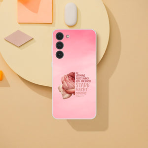 der mich stark macht blume Samsung-Hülle