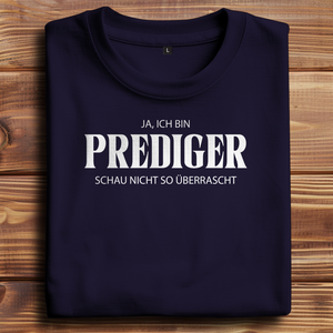 Oversize T-Shirt ja ich bin prediger