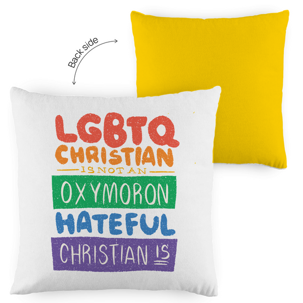 Kopfkissen zweifarbig lgbt christlich