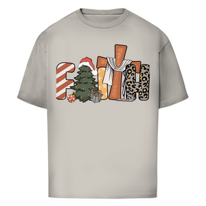 Oversize T-Shirt faith weihnachtsmotiv
