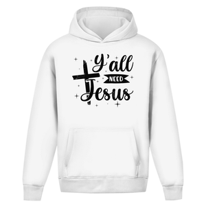 Oversize Hoodie Ohne Kordel all you need jesus