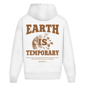 Oversize Hoodie Ohne Kordel earth ist temporary matthew 5:18